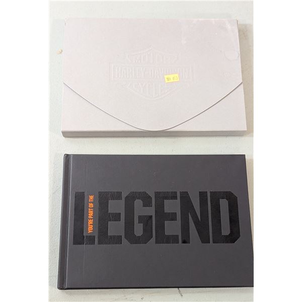 Harley-Davidson You’re Part of the Legend Book w/ Embossed Presentation Box