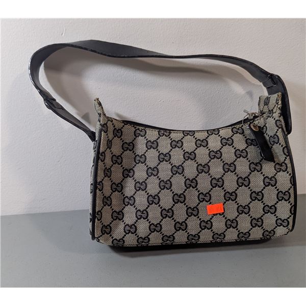 Gucci-Style GG Monogram Shoulder Bag - Unauthenticated