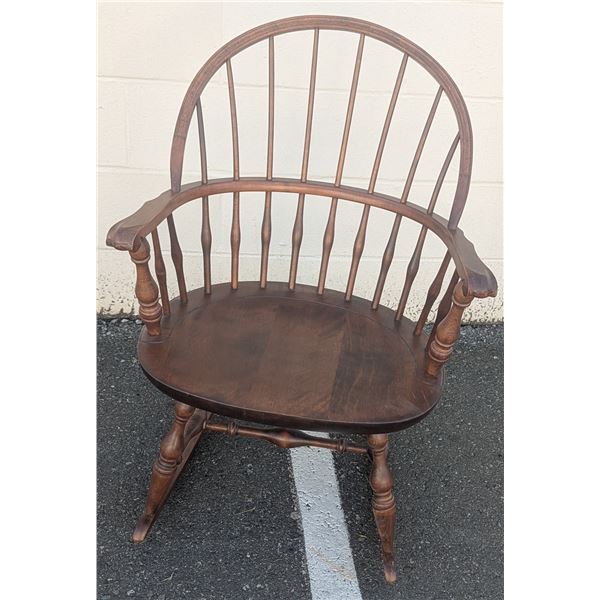 VTG Nichols & Stone Gardner Mass Windsor Bow-Back Rocking Chair