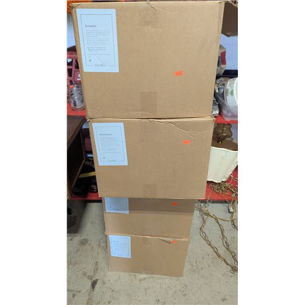 Bulk Lot of Four Cases Dryken Whole Bean Coffee - Growler & Knockback