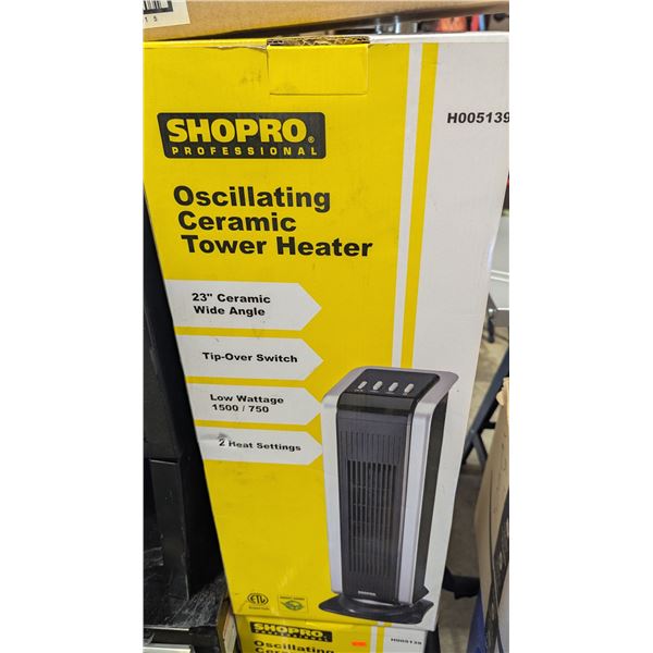 Shopro Oscillating Ceramic Tower Heater