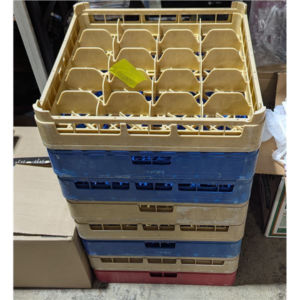 Bulk Lot Commercial Dishwasher Glass / Cup Racks