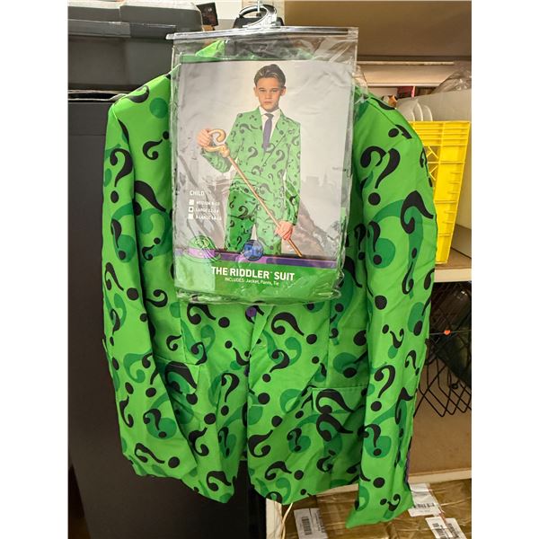 2 The Riddler Costumes: Child Large & Adult Large