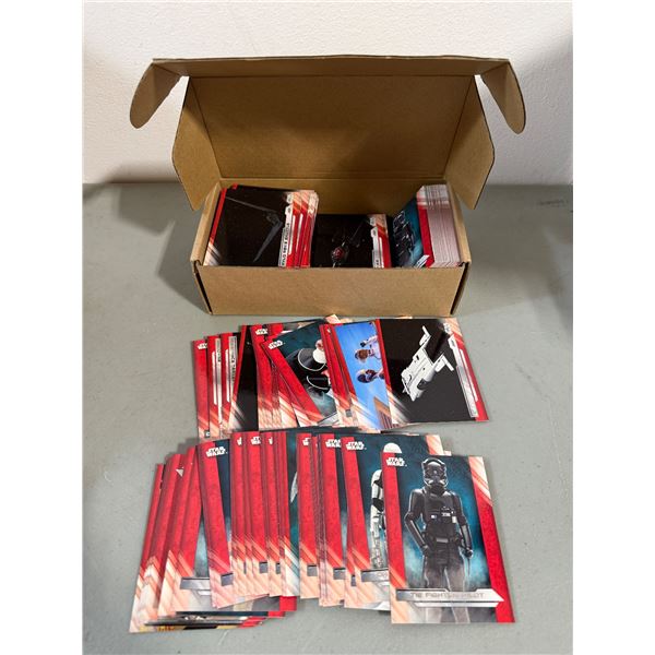 Assorted Topps Star Wars Cards