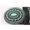 Image 4 : Zuni Petit Point Turquoise Concho Belt