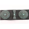 Image 5 : Zuni Petit Point Turquoise Concho Belt