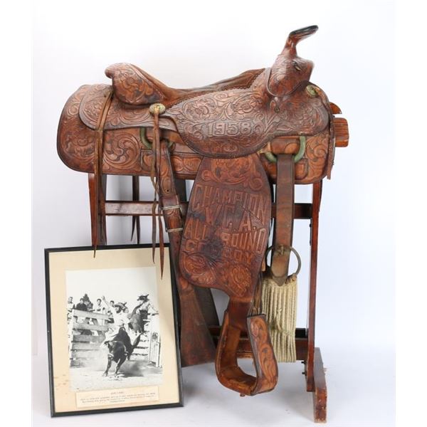 L. White Western Saddle