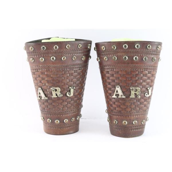 Pair of Cowboy Cuffs Owned by Artie Joss