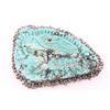 Image 1 : Navajo Sterling Turquoise Pendant