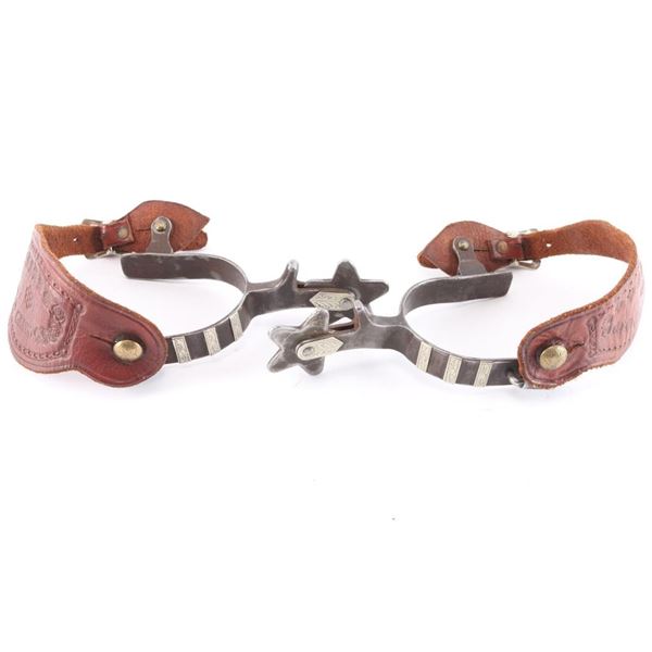 Pair of J. Henry Spurs & Straps