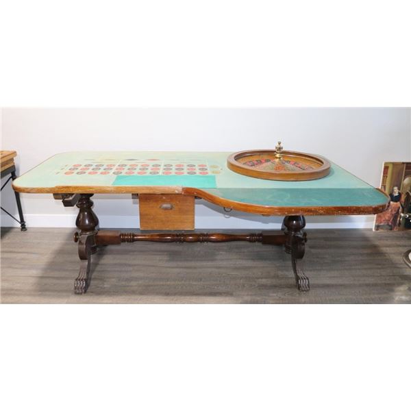 Antique Mason Geo. Mason & Co. Roulette Table