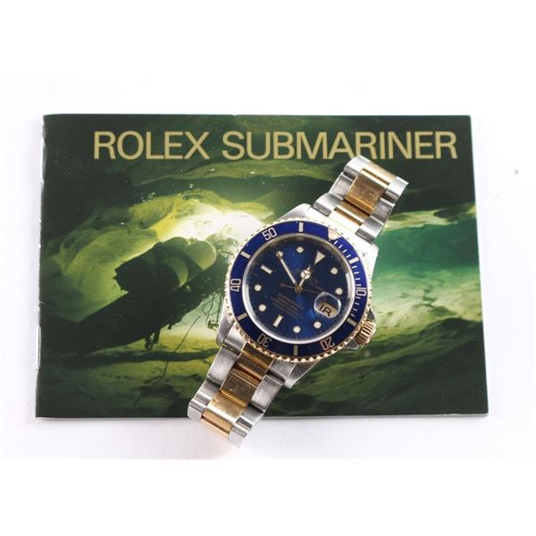 Mens Rolex Sub Mariner Wristwatch