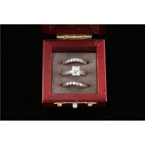 Ladies Rectangle Wedding Set