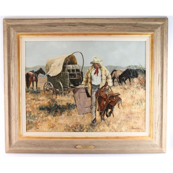 Original Oil on Board by Jack Hamilton