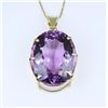 Image 1 : Magnificent 113.00 carat Amethyst Pendant
