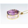 Image 4 : Magnificent 113.00 carat Amethyst Pendant