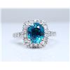 Image 1 : Extraordinary Extra Fine Teal Blue Zircon