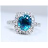 Image 4 : Extraordinary Extra Fine Teal Blue Zircon