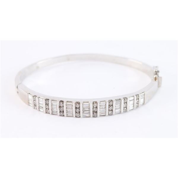 Ladies Diamond Bangle Bracelet