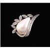 Image 1 : Vintage Pearl & Diamond Pendant