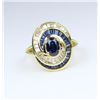 Image 3 : Stunning Ballerina Style Blue Sapphire