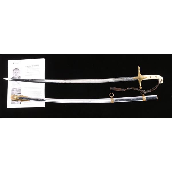 Named WWII USMC Officer's Sword.