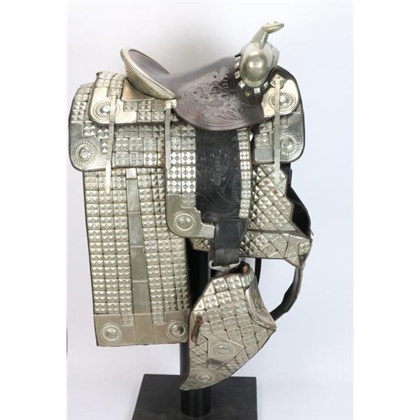 Fancy Ted Flowers Parade Saddle