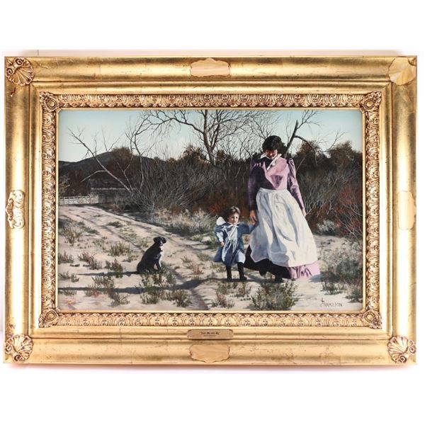 Original Oil on Board by Jack Hamilton