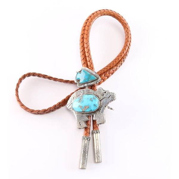 High Quality Mens Bear Bolo Tie
