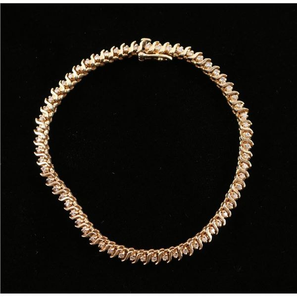 Ladies Diamond Tennis Bracelet