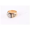Image 4 : Gold/Diamond 32nd Degree Masonic Ring.