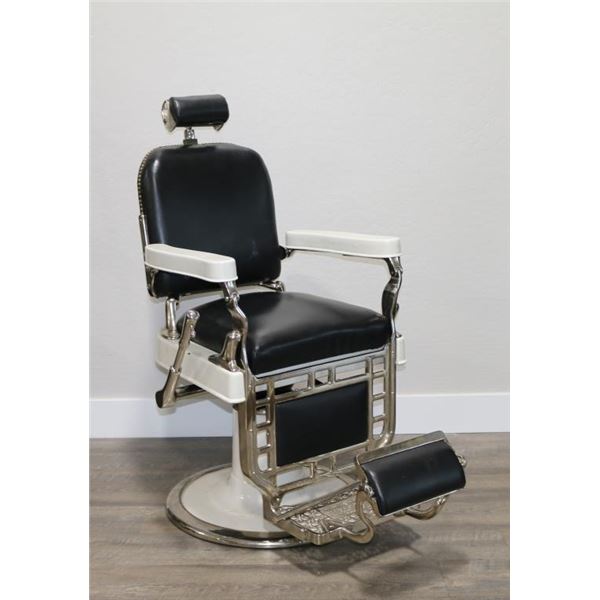Restored Antique Barber Chair.