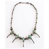 Image 1 : Navajo Sterling Bear Claw Necklace