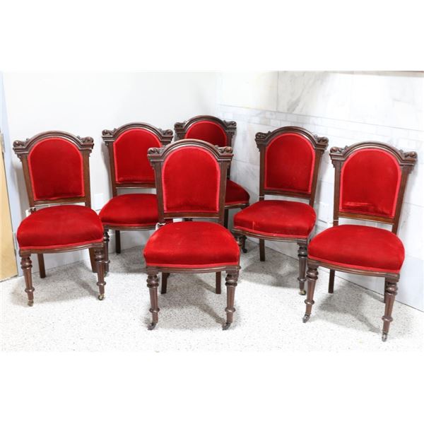 Lot of 6 Eastlake Chairs