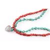 Image 3 : Turquoise & Coral Necklace