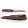 Image 2 : Early Iver Johnson Stag Handled Knife