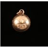 Image 2 : Gold 3D Volleyball Pendant