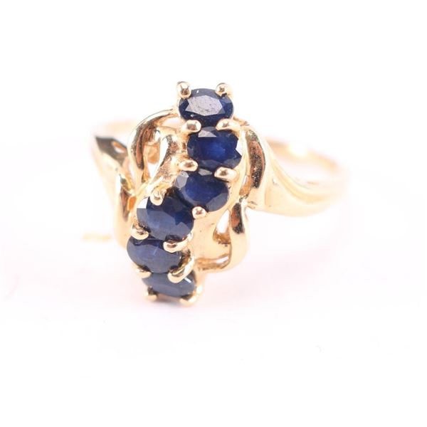 Ladies Sapphire and Diamond Ring