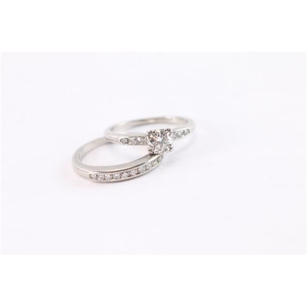 Lady's Art Deco Diamond Wedding Set