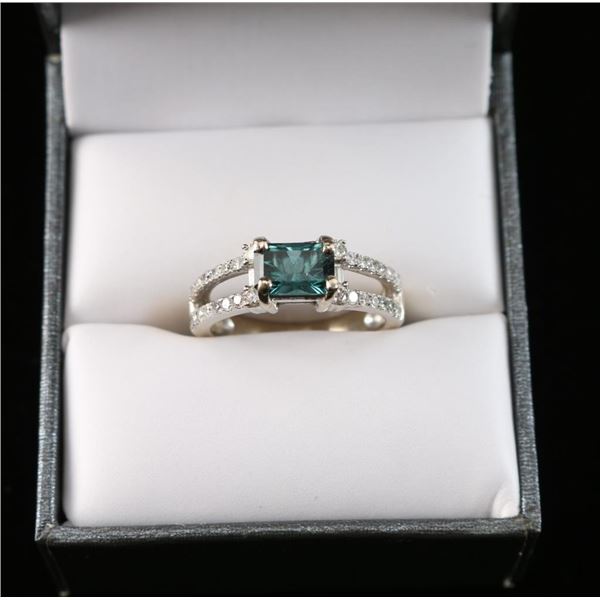 Ladies Tourmaline and Diamond Ring