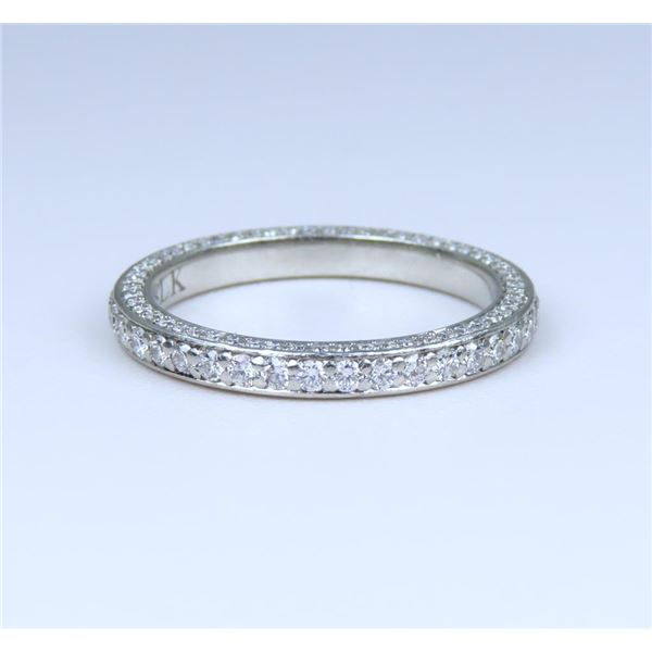 Dazzling Platinum Diamond Anniversary Band