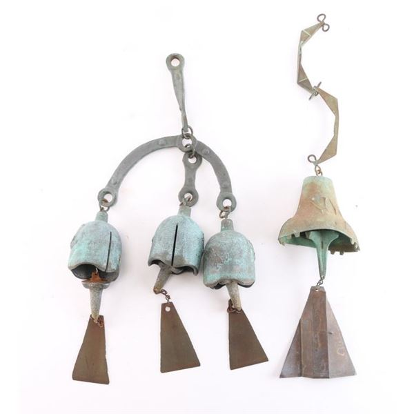 Copper and Bronze Arcosanti Arizona Style Bells