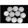 Image 2 : Lot of 10 Walking Liberty Silver Dollars