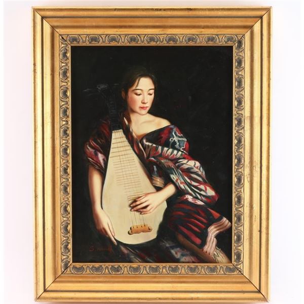 Original Painting on Board by S. Kendall