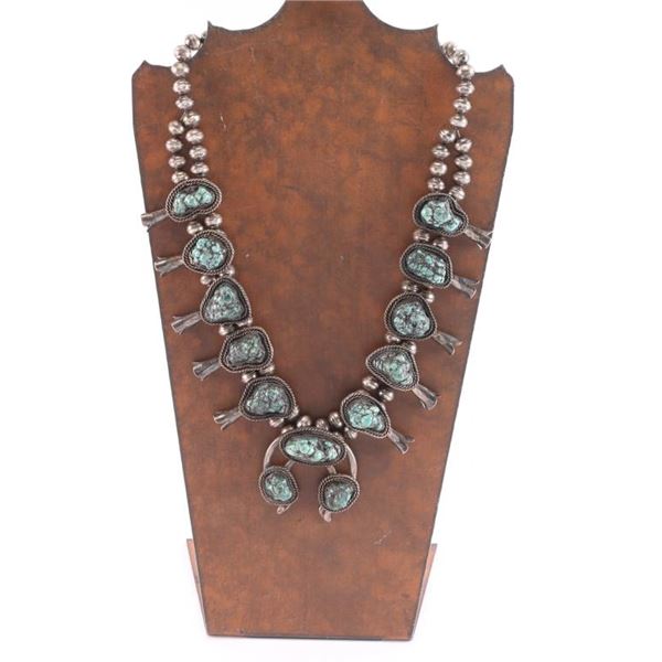 Navajo Old Pawn Squash Blossom