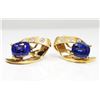 Image 2 : Striking Fine Tanzanite and Diamond Earrings
