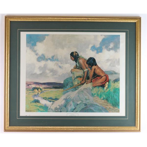 Print of Native Americans