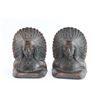 Image 2 : Two Pairs Of Cast Iron Constructions Bookends