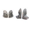 Image 4 : Two Pairs Of Cast Iron Constructions Bookends