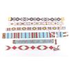 Image 1 : Large Lot of Native American Beaded Strips